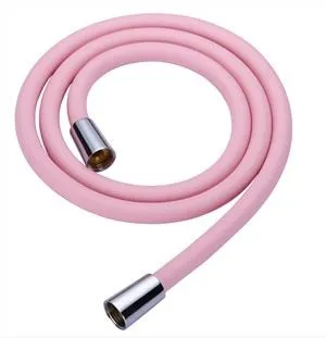 Attacco tubo spray doccia rosa chiaro