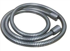 304 tubo doccia in acciaio inossidabile con doppia chiusura ponderata spessore 0,2 mm finitura nichel spazzolato